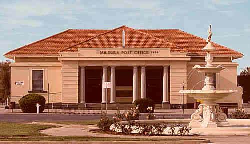 Post Office in Mildura - central Australia