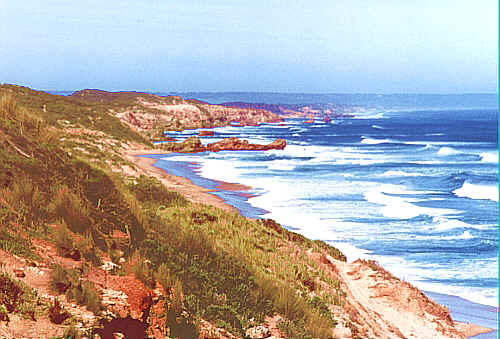 Beach near Lorne in Victoria