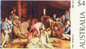 Shearing of the Rams by Tom Roberts