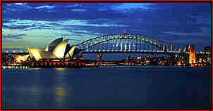 Sydney - Sydney Opera House and the Sydney Harbour Bridge